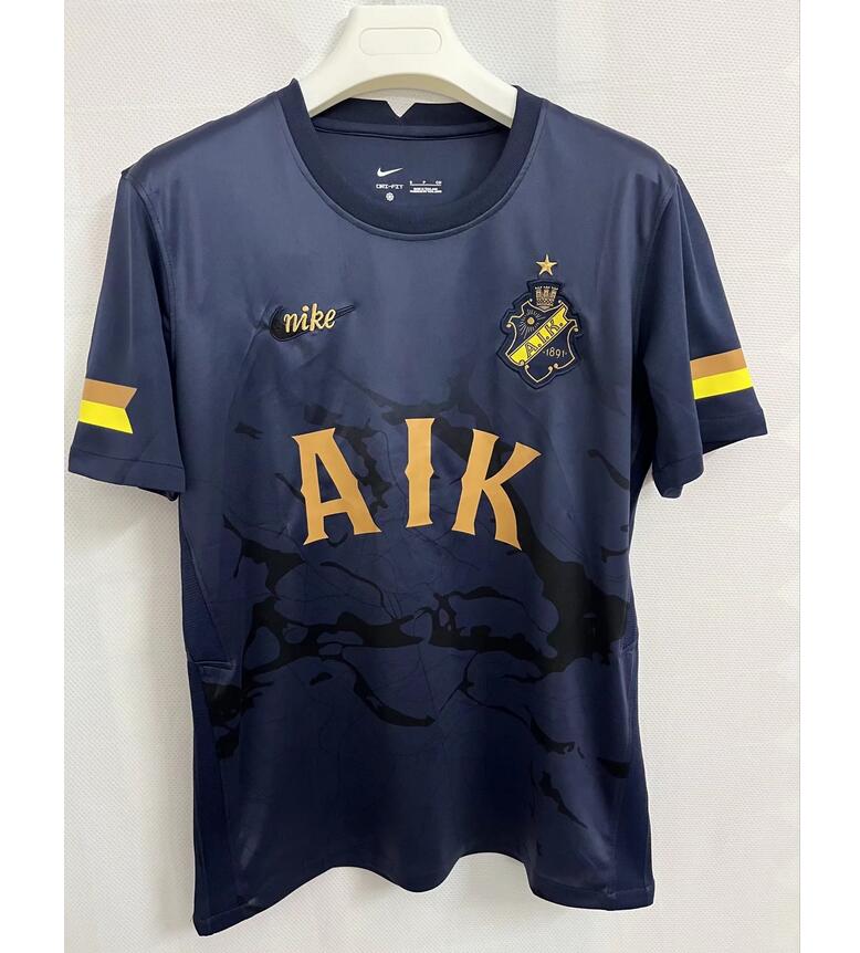 2022/23 AIK Stockholm Fotboll Royal Blue 131-Years Soccer Jersey Shirt